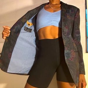 Multi-Print Formal Blazer